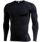 Langärmliges, enganliegendes Sportshirt für Herren – schnelltrocknend und bequem