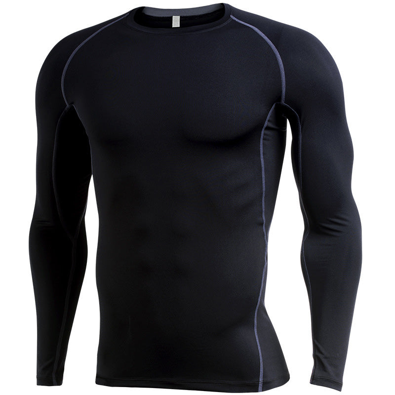Langärmliges, enganliegendes Sportshirt für Herren – schnelltrocknend und bequem