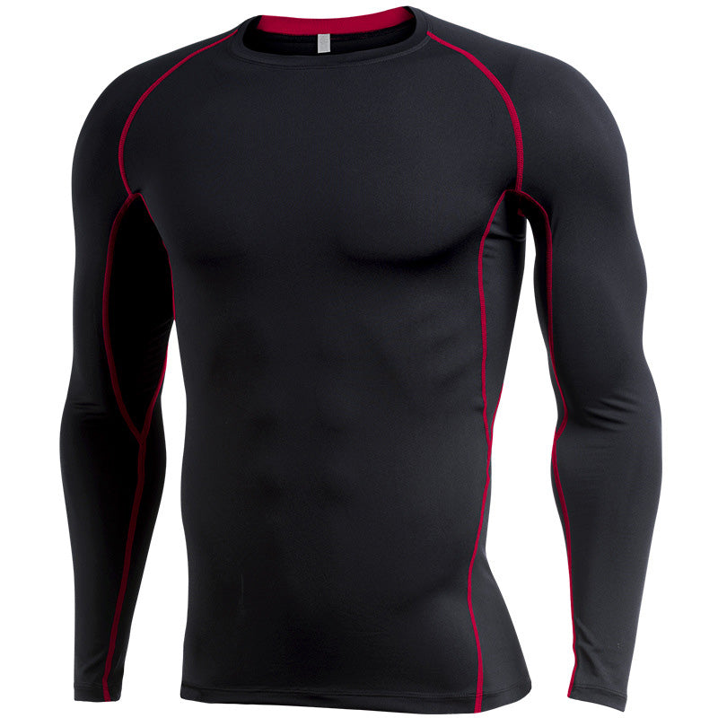 Langärmliges, enganliegendes Sportshirt für Herren – schnelltrocknend und bequem