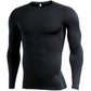 Langärmliges, enganliegendes Sportshirt für Herren – schnelltrocknend und bequem