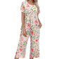 🎁Bedrucktes Damen Top & Hose Nachtwäsche Set