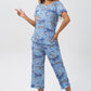 🎁Bedrucktes Damen Top & Hose Nachtwäsche Set