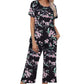 🎁Bedrucktes Damen Top & Hose Nachtwäsche Set