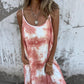 🌸🌸Batik-Kleid mit Farbverlauf und Spaghettiträgern für Damen