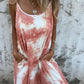 🌸🌸Batik-Kleid mit Farbverlauf und Spaghettiträgern für Damen