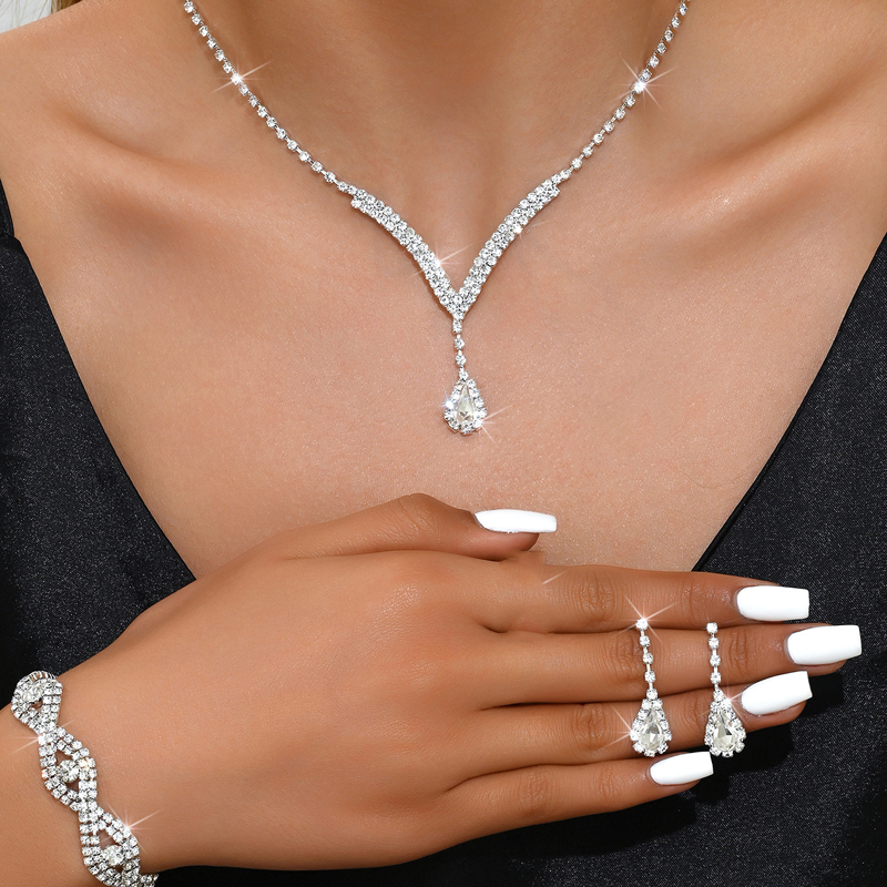 🏆🌸Glänzendes und elegantes Schmuckset