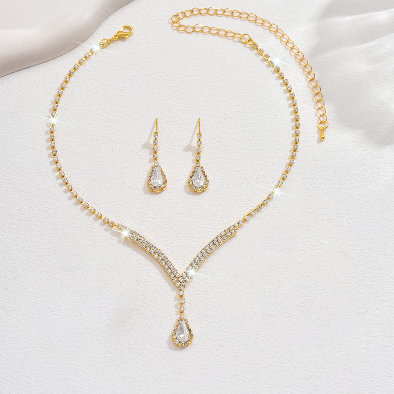 🏆🌸Glänzendes und elegantes Schmuckset