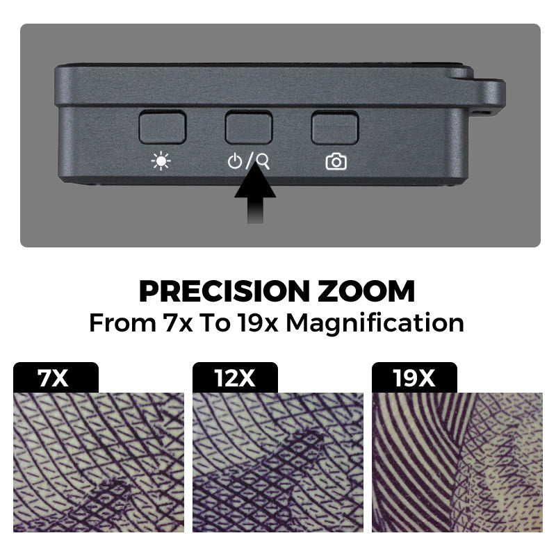 🔬Digitales Mikroskop im Taschenformat mit zwei LEDs