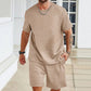 🎁Herren zweiteiliges Sport- und Freizeit-Set in einfarbigem Design🎁