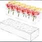 Klare Blumenvase aus Acryl