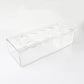 Klare Blumenvase aus Acryl