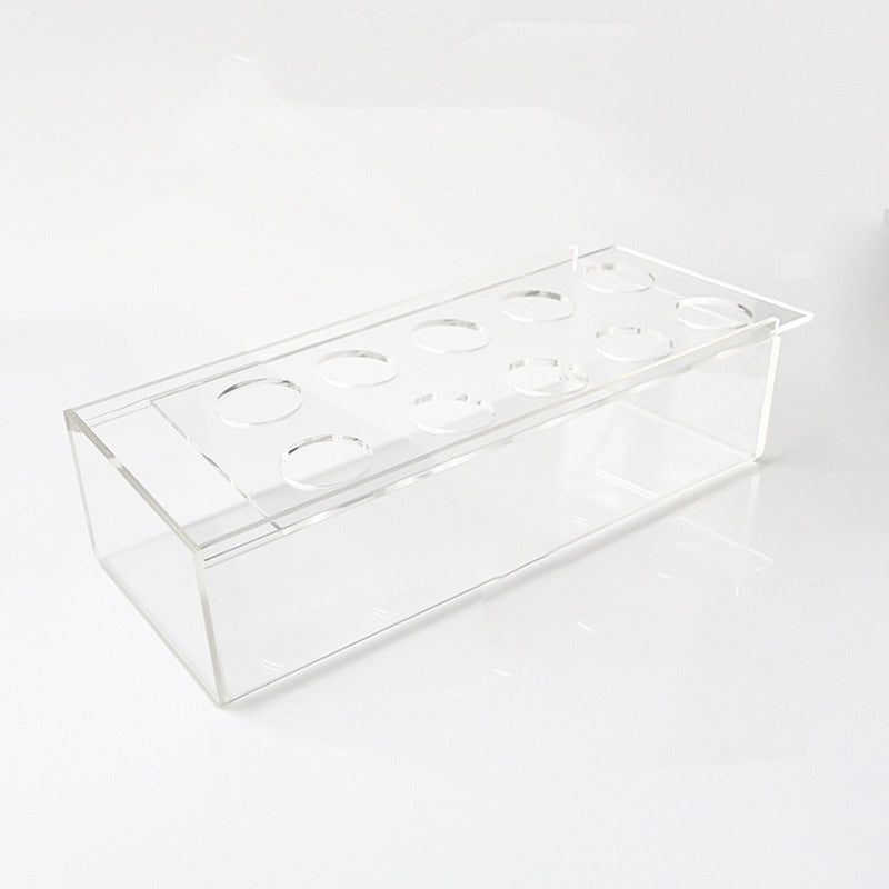 Klare Blumenvase aus Acryl