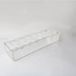 Klare Blumenvase aus Acryl