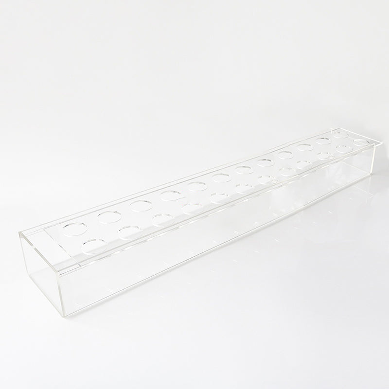 Klare Blumenvase aus Acryl