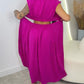 🌼Elegantes Kleid mit Kappenärmeln und Schlitz für Damen