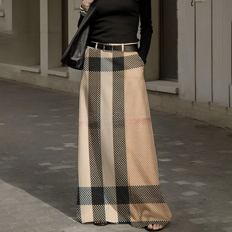 ✨Fließender Chiffon Damen Retro Maxirock - Romantischer und eleganter Stil