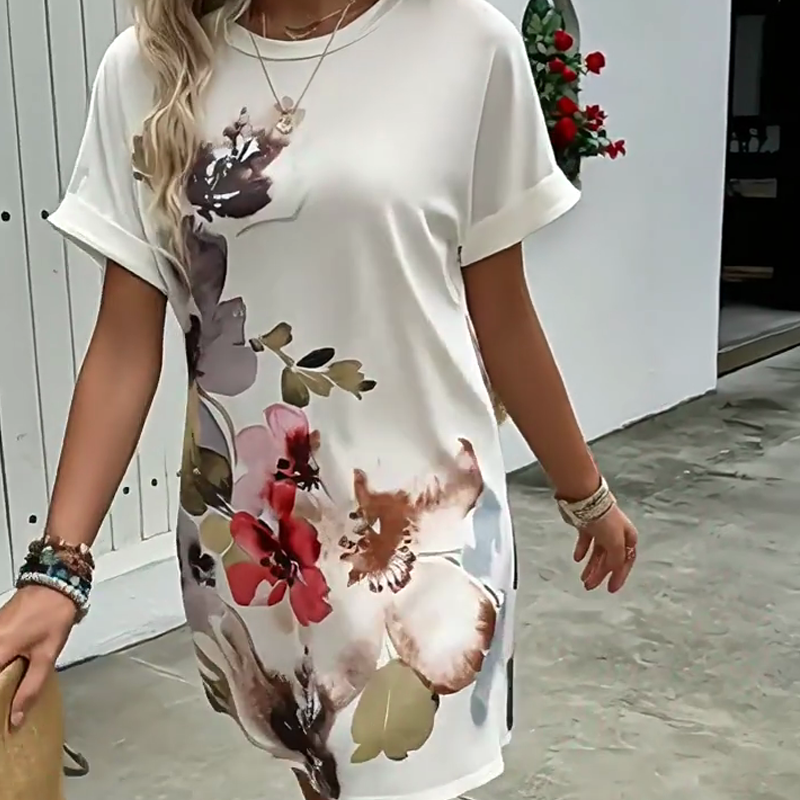 😍✨Lässiges, vielseitiges Damenkleid mit Print