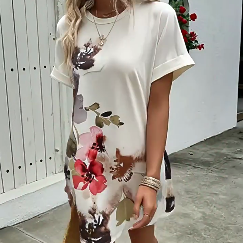 😍✨Lässiges, vielseitiges Damenkleid mit Print