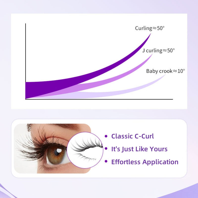 🔥Bestseller 2026💖Wiederverwendbare magnetische Wimpern mit Applikator💯