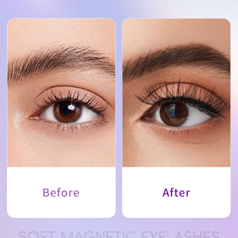 🔥Bestseller 2026💖Wiederverwendbare magnetische Wimpern mit Applikator💯
