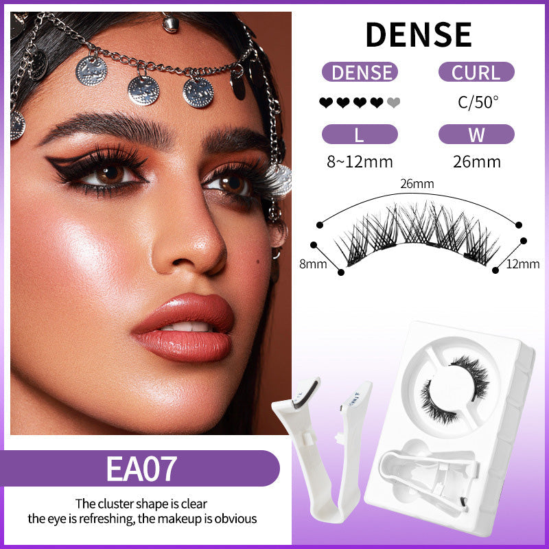 🔥Bestseller 2026💖Wiederverwendbare magnetische Wimpern mit Applikator💯