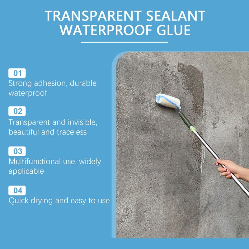 💧 Transparentes & wasserdichtes Mehrzweckmittel – ideal für Küche, Bad & mehr