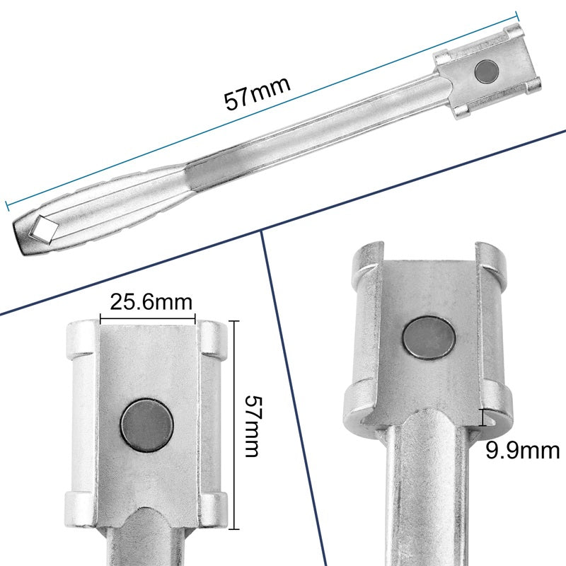 Schraubenschlüssel-Verlängerung und Adapter