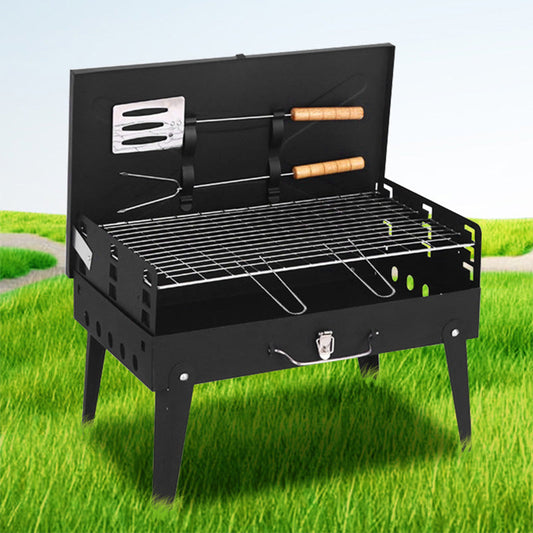 🔥Tragbarer klappbarer Holzkohlegrill für das Kochen im Freien
