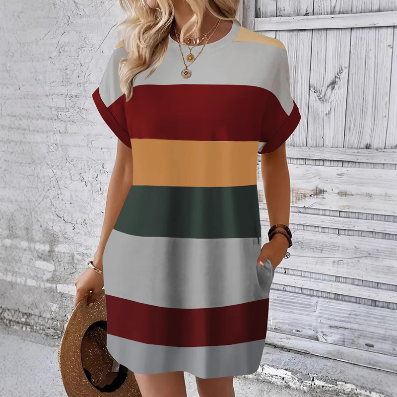 ⏳Zeitlich begrenzter Rabatt💥Women's Casual Round Neck Dress