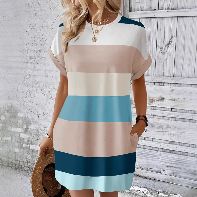 ⏳Zeitlich begrenzter Rabatt💥Women's Casual Round Neck Dress
