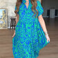 🔥HEISSER VERKAUF 50% RABATT🔥Lässiges Damenkleid mit Print und A-Linien-Schnitt