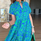 🔥HEISSER VERKAUF 50% RABATT🔥Lässiges Damenkleid mit Print und A-Linien-Schnitt