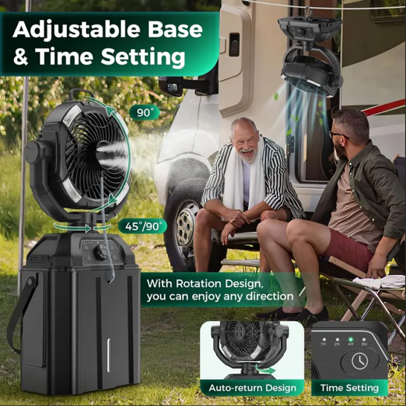 Tragbarer Multifunktions-Ventilator fürs Camping