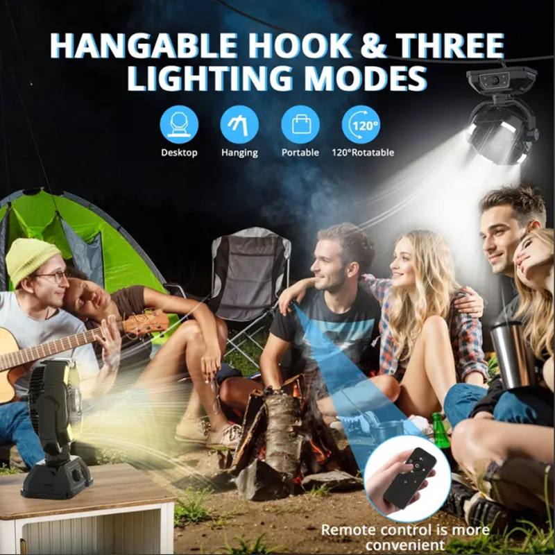 Tragbarer Multifunktions-Ventilator fürs Camping