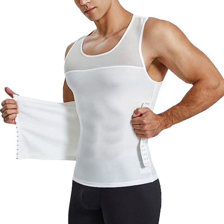 🔥Schlankmachende Mesh-Weste für Männer mit Taille
