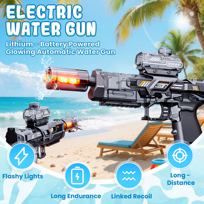 ⏳Begrenzte Zeit 40% Rabatt💥Elektrische Hochdruck-Wasserpistole für Kinder