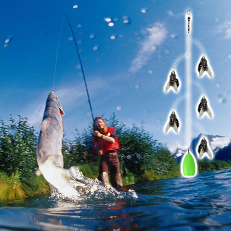 🎣Künstliches Fliegenfischköder-Set mit mehreren Haken