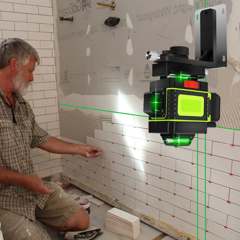 😲😲Selbstnivellierendes 16-Linien-Laser-Nivelliergerät mit grünem Licht