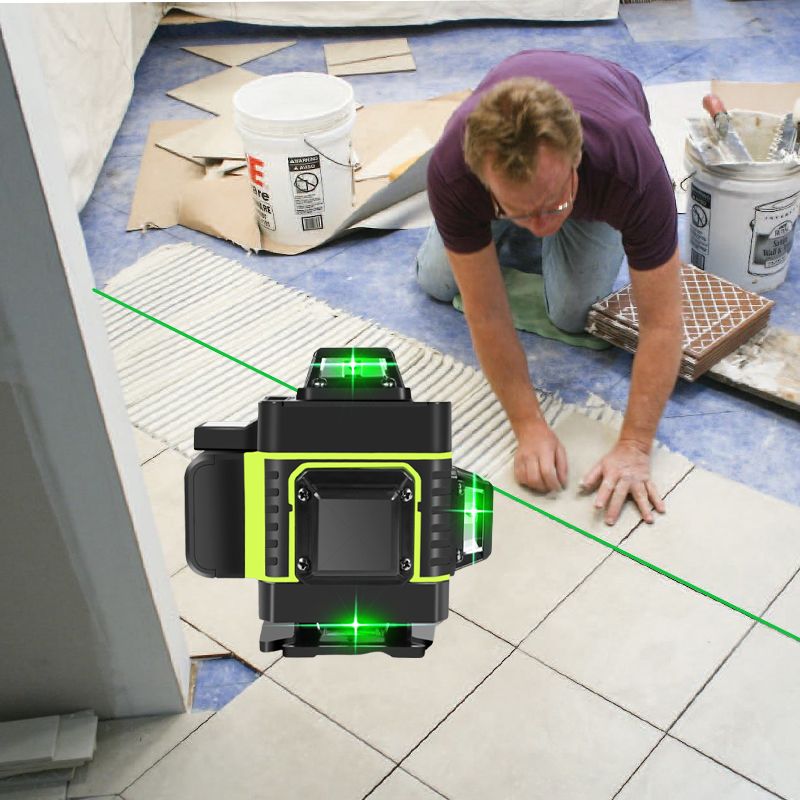 😲😲Selbstnivellierendes 16-Linien-Laser-Nivelliergerät mit grünem Licht