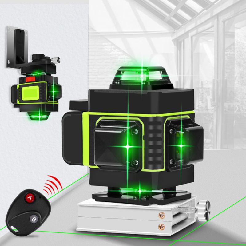 😲😲Selbstnivellierendes 16-Linien-Laser-Nivelliergerät mit grünem Licht