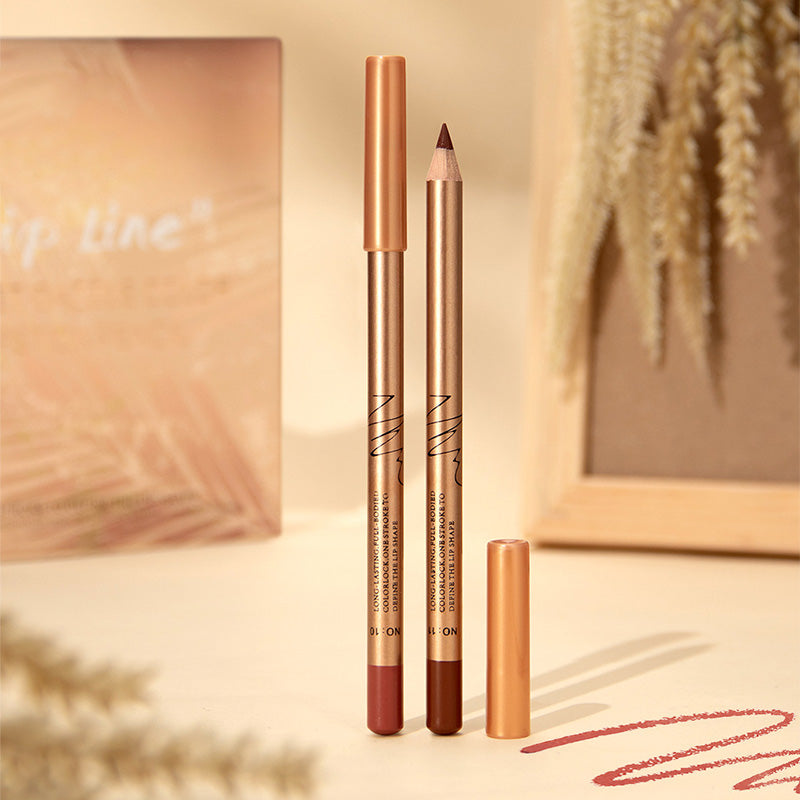👄  💄 12er Set Lippenkonturenstifte wasserfest & abriebfest – Langanhaltend farbintensiv, geschmeidige Textur für Alltags- und Profi-Makeup🎨