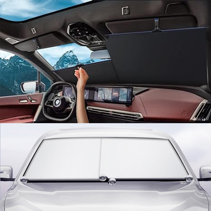 🌞50% Rabatt 🌈Universal versenkbare Sonnenblende für Auto-Frontscheiben