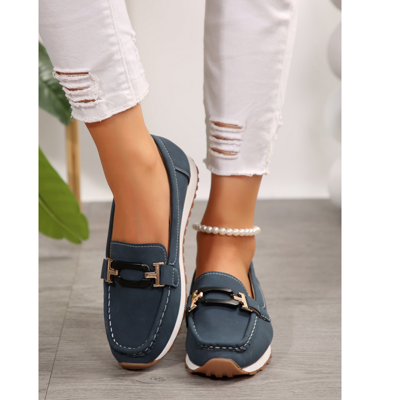 🥰50% Rabatt für begrenzte Zeit - Lässige Loafer in Wildlederoptik und mit klobiger Sohle
