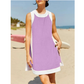 💃Sommer-Hot-Sale 50 % Rabatt💓🥐Damen-Freizeit-Oberteile mit Farbblock-Design, ärmellos, passend zu Shorts mit Taschen