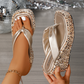 ⏳💥Damen Flip-Flops mit dicken Sohlen und Pailletten
