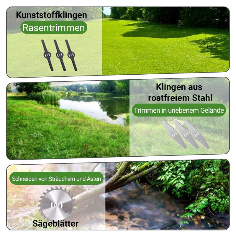 💥1500W Tragbarer Rasentrimmer