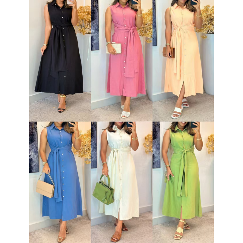 ✨✨Elegantes ärmelloses Blusenkleid