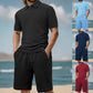 🔥 Zweiteiliges Herren-Set aus Freizeithemd und Shorts