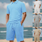 🔥 Zweiteiliges Herren-Set aus Freizeithemd und Shorts