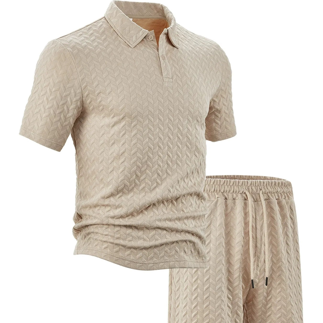 🔥 Zweiteiliges Herren-Set aus Freizeithemd und Shorts